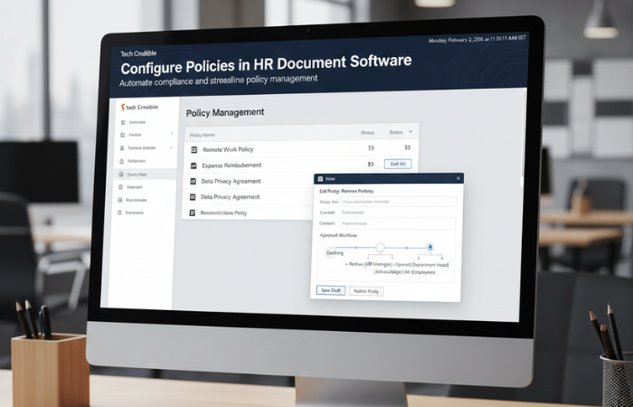 Configure Policies in HR Document Software